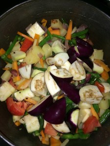 Add brinjal/katharikai.