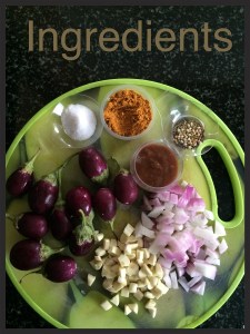 Take all your ingredients.