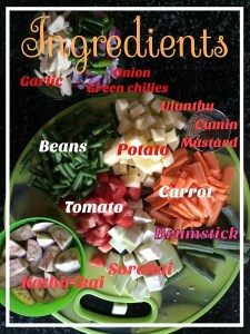 Take all your ingredients.