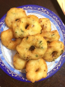 Repeat with the rest of the batter and serve them with chutney.