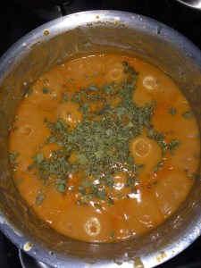 Again allow it to cook covered in a slow flame for atleast 5 mins. This allows the juices to seep in the tofu. Finally add the crushed kasuri methi.