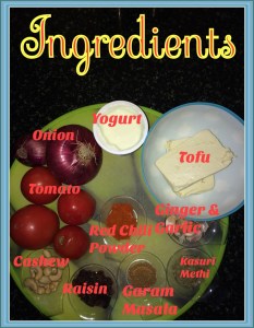 Take all the ingredients.