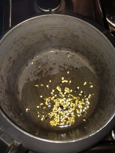 Temper Fennel, Urad dal, Pepper.