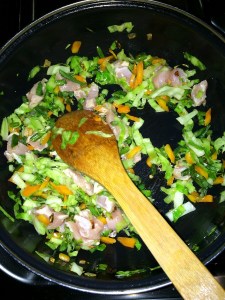 Saute everything for few mins.