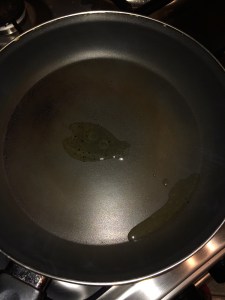 Add little oil in a pan.