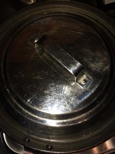 Place a lid and allow it to cook for a min. before flipping it over.