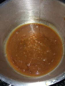 The extracted pulp.