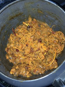 After extracting transfer the leftover to a vessel and add little hot water.