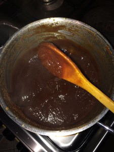 This is the consistency required. Allow it to cool sown and then transfer to a clean container & store it in the refrigerator.