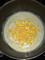 Add the corn kernels.