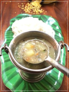 Serve it with Idly/Dosa/Idiyappam even for upma it tastes great.