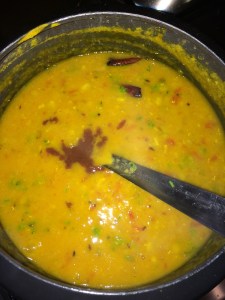 Now add tamarind paste to taste.