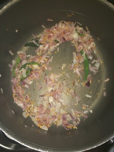 Allow the onion to get cooked.