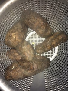 Strain them in a colander and allow it to cool.