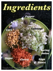 Take all the ingredients.