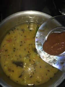 Add tamarind paste at this stage.