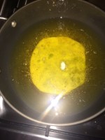 Heat oil in a vessel and add the kachori and fry them in slow flame. 