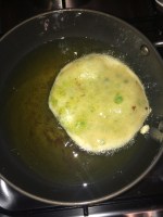 It should puff up from bottom.