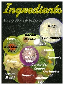 Take all your ingredients.