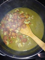 Add the vada's to the gravy.