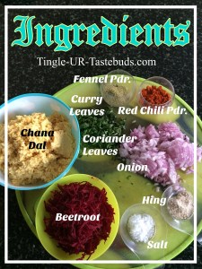 Get all the ingredients ready.