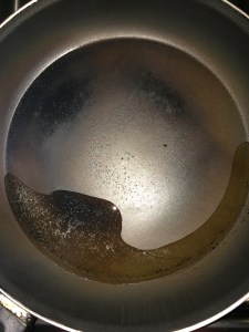 Take oil in a pan.