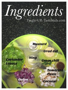 Get all your ingredients ready.