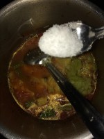 Add required amount of salt.