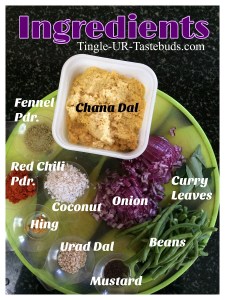 Tak eall the ingredients.