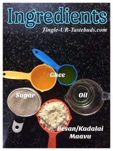 Get all the ingredients ready.