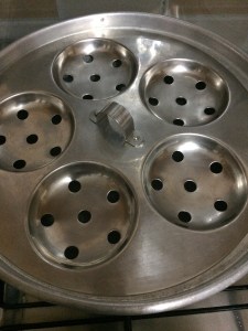 Boil water in a steamer.