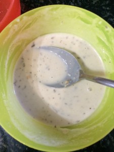 Mix everything well.