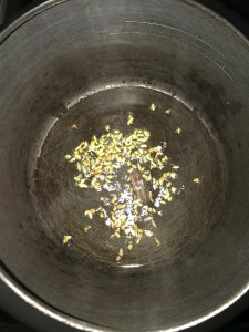 Add fennel and methi seeds.